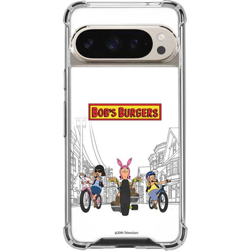 Bobs Burgers Bike Squad Google Pixel 9/9 Pro Clear Case